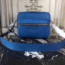 AAA Louis Vuitton M33437 Outdoor Messenger PM Taiga Leather Cobalt