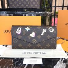 Louis Vuitton M64117 SARAH WALLET Monogram Canvas LV1884