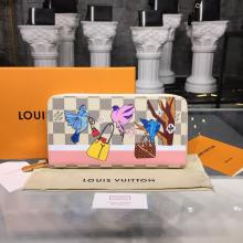 Replica Louis Vuitton N60139 Zippy Wallet Damier Azur Canvas