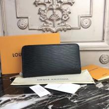 Louis Vuitton M62315 Zippy Wallet Epi Leather Noir LV1918