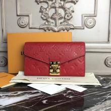 Louis Vuitton M62458 Metis Wallet Monogram Empreinte Leather Cherry