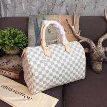 AAA Louis Vuitton N41101 Speedy Bandouliere 35 Damier Azur Canvas