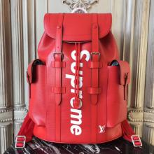 Louis Vuitton X Supreme Christopher Backpack Epi PM Red