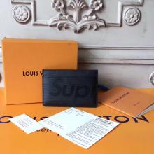 Louis Vuitton X Supreme Porte Carte Simple Epi Black M60703