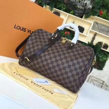 Louis Vuitton N41366 Speedy Bandouliere 35 Damier Ebene Canvas