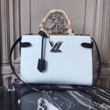 Louis Vuitton M53396 Twist Tote Epi Leather Blanc