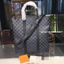 Louis Vuitton N40000 Anton Tote Damier Graphite Canvas Replica