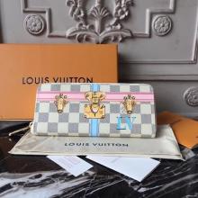 Louis Vuitton N60109 Clemence Wallet Damier Azur Canvas