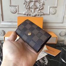 Louis Vuitton N62630 6 Key Holder Damier Ebene Brown Replica