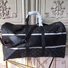 Louis Vuitton M43413 KeepAll Bandouliere 45 Monogram Eclipse Flash