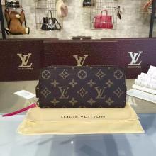 AAA Louis Vuitton M62647 Clemence Wallet Monogram Canvas Freesia