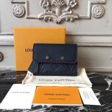 Louis Vuitton M62184 Pont-Neuf Compact Wallet Monogram Empreinte Navy Replica