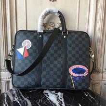 Replica Louis Vuitton Damier-graphite-lv-league-porte-documents-voyage-pm-bag