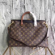 Louis Vuitton M40906 Black Pallas Monogram Canvas And Leather Handbag