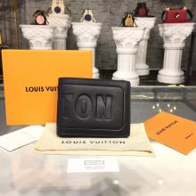 AAA Louis Vuitton M63235 Multiple Wallet Dark Infinity Leather