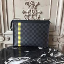 Replica Louis Vuitton N60107 POCHETTE VOYAGE MM Damier Graphite Stripe